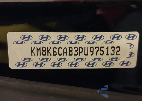 2023 Hyundai Kona Sel from USA, damaged, VIN KM8K6CAB3PU975132